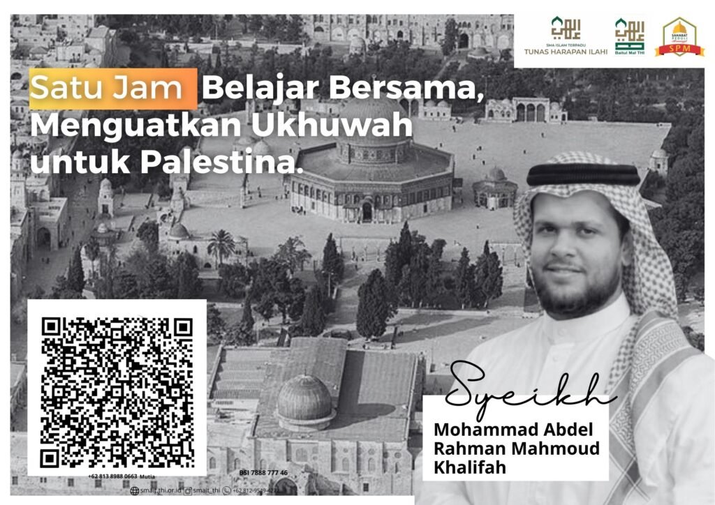 Wujud Cinta Palestina: SMAIT Tunas Harapan Ilahi dan SPM Galang Donasi Rp9 Juta dalam “Satu Jam Belajar Bersama”