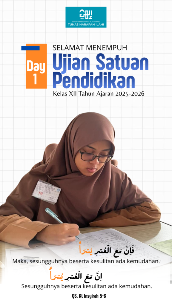 Hadapi Ujian Satuan Pendidikan, Siswa Kelas XII SMAIT Tunas Harapan Ilahi Awali Hari Pertama dengan Optimisme