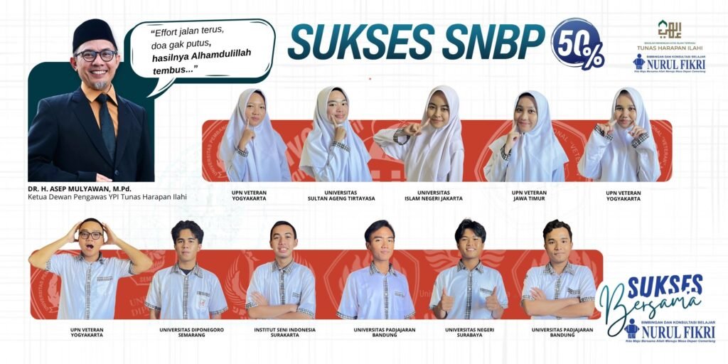Wujudkan Mimpi ke Perguruan Tinggi Negeri: 50% Siswa SMAIT Tunas Harapan Ilahi Berhasil Lolos SNBP 2026